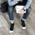 Mùa thu và mùa đông Martin bốt cao cổ nam trong phiên bản Hàn Quốc theo xu hướng gió Anh tăng giày ngắn 10cm nam giày boot nam hà nội Giày ống