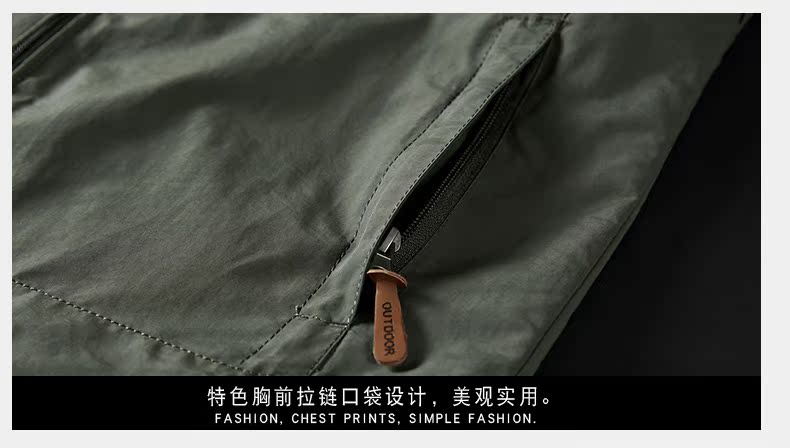 Blouson homme ZHAN manches longues en Nylon - Ref 3118298 Image 11