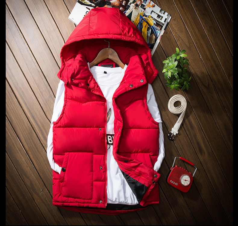 Áo vest nam mùa thu đông mới phiên bản Hàn Quốc của cặp đôi thanh niên tự trồng vest không tay vest dày áo vest đẹp trai áo ghi lê nam