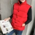 Vest nam mùa thu đông xuống vest vest vest đệm nam giản dị áo khoác Hàn Quốc phiên bản Hàn Quốc đẹp trai áo ba lỗ trắng Áo vest cotton
