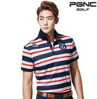 Hàn Quốc mua mùa hè mới PGR thương hiệu quần áo golf nam áo thun ngắn tay thấm hút mồ hôi (đơn chiếc) bo gay golf