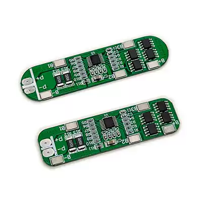 4 strings of ternary 14 8V 18650 lithium polymer battery protection board 16 8V anti-overcharge and over discharge 12A current limit