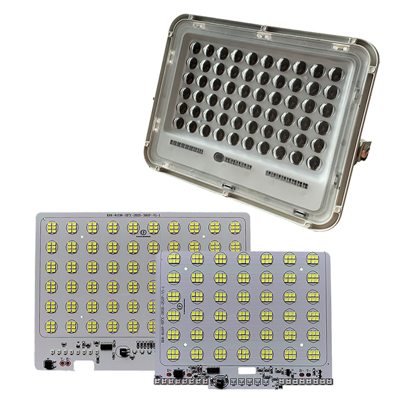 6 Light Pearl Lens Outdoor Floodlight Light Source Board Solar Remote lamp LED Spotlight Outdoor Courtyard Lamp Shell-Taobao
