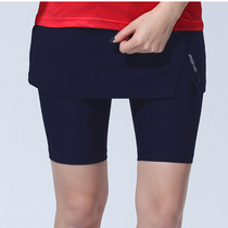  Korean badminton trouser skirt womens tennis skirt quick-drying breathable competition training sports culottes summer five-point pants