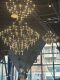 Creative Crystal Chandelier with Starry Design for Duplex Loft Villa, Designer Light Luxury Staircase Lighting for High-Ceiling Living Room