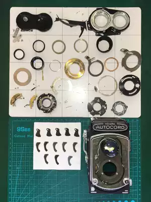 Maintenance Minolta AUTOCORD small print version repair Japan medium format 120 double reverse film film film Machine