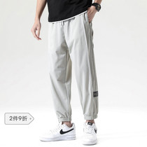 Cloths legend Dacron anti-wrinkle summer thin style sport pants men casual pants loose bunches 90% pants