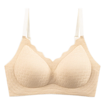 Underwear for women with small breasts summer thin fixed cup to hold auxiliary breasts and prevent sagging no wires breathable and traceless bra