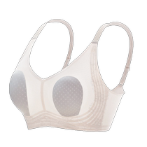 Seamless bra for women in summer thin style big breasts small breasts upper support to prevent sagging cool and breathable push-up bra