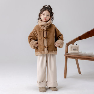 Hayiru winter girls fur coat