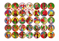 Nostalgic toy classic painting picture snapped 7080 childhood puzzle card game west tour TV series