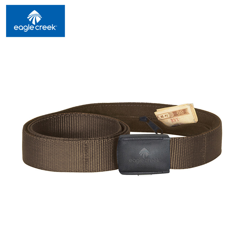 U.S. Eagle creek Tactical Belt Outdoor Hidden Pocket Black Safety Belt Casual Pants Bag