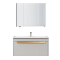 Jomoo Light Luxury Bathroom Cabinet Combination Smart Soap Dispenser Wash Basin Bathroom Washstand Bathroom Ceramic Basin