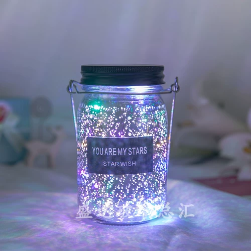 Бутылка, флуоресцентное звездное небо для плавания, DIY, подарок на день рождения