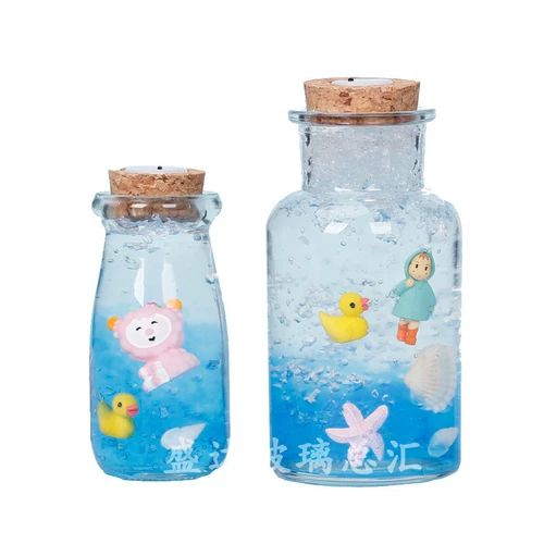 Бесплатная доставка творческая DIY Морская бутылка прозрачная деревянная штекма для стеклянной бутылки с дрейфующей бутылкой радужная бутылка желание бутылка бутылка бутылка звезд