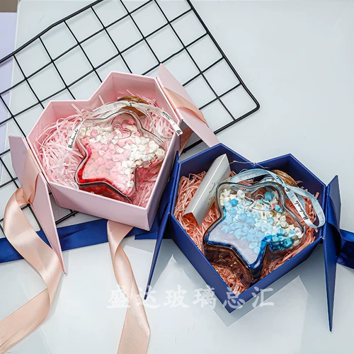 Оригами, бутылка, флуоресцентное звездное небо для плавания, подарок на день рождения