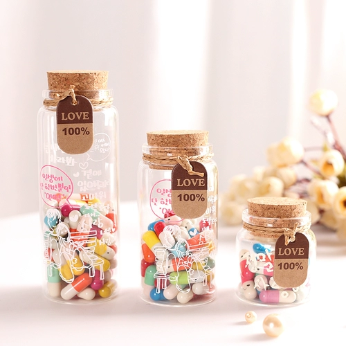 Под популярным корейским капсул -капсулным сигналом капсулы капсулы, по желанию аксессуары для бутылок с дрейфующими бутылками аксессуары