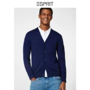 ESPRIT Nam 2018 Mùa Hè Lụa Dài Tay Áo Đan Cardigan-028EO2I006