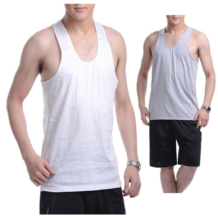 Vest nam trung niên mùa hè mỏng nam trung niên cotton vest mồ hôi vest không tay áo thun áo phông đáy áo ba lỗ nam cao cấp