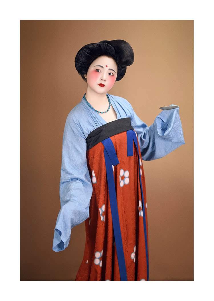 Китайцы одежда наборы 【佳期阁】【唐俑四号】唐代陶俑服饰复原系列齐胸衫裙春秋