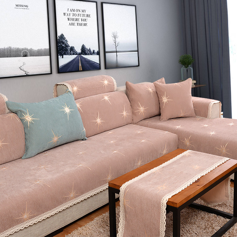 Sofa pad four seasons General Cheniel Clothing All-inclusive Backlay Cover Customized Anti-slip Simple Modern