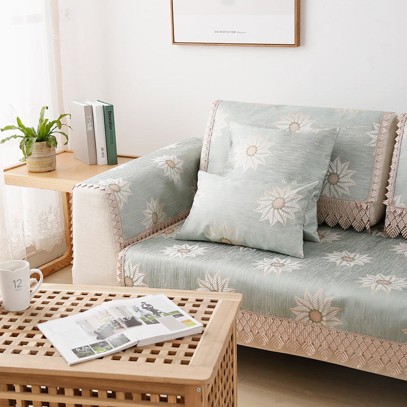 Nordic sofa pad Simply modern style Guifei custom making backpack pattern patrimony four seasons of general anti-skating cloth