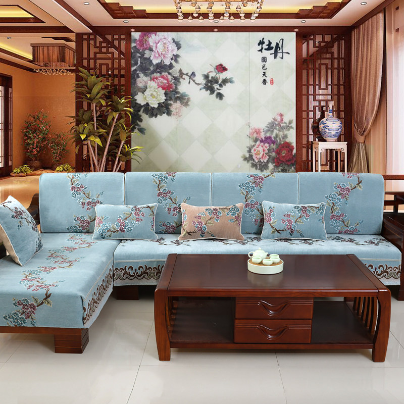 Chenille sofa cushion all-inclusive universal set four seasons universal non-slip simple modern sofa cover towel sofa cushion