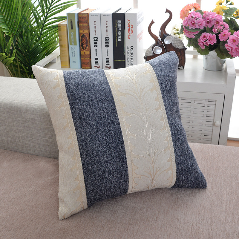 Pillow bedside office cushion 45*45 square sofa custom non-core Chinese pillowcase