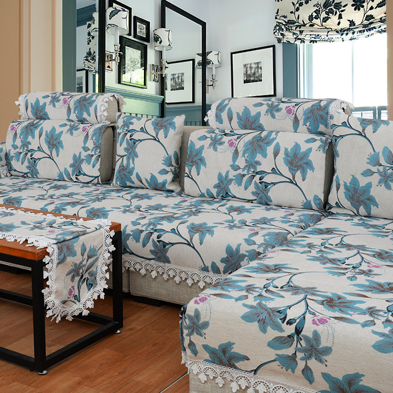 Modern Chenier Tiffin Fabric Fabric Cottage Sofa Towel Towel Related Backs Combined Backpack Full cover