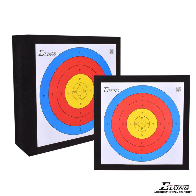 EVA thickened archery target 50*50 bow and arrow archery target ELONG bow and arrow game target sponge target durable
