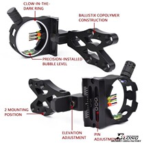 NIKA luminous five-pin sight beauty hunting sight composite reverse adjustable bow sight