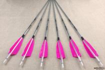 ELONG aluminum arrow bow and arrow aluminum arrow Rod 7075-T6 true feather beauty hunting traditional reverse composite Universal