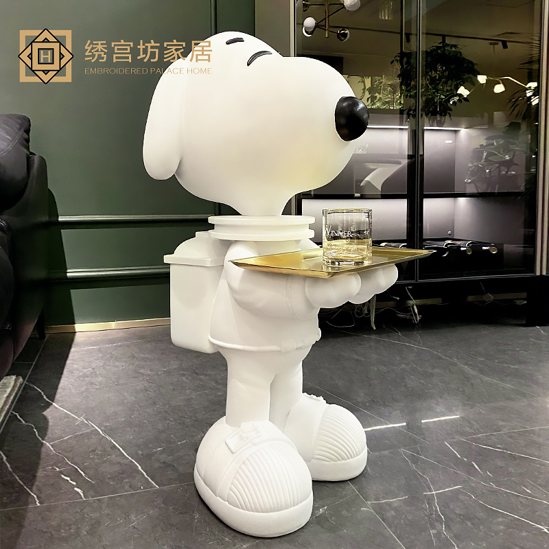 Creative Landing Dog Large Care Tray Containing the Living Room Welcome Guest TV Cabinet Sofa Next Home Decoration Pint