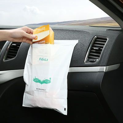 Car garbage bags, adhesive type, car hanging type, disposable fruit peel plastic bags, car interior snack shells cleaning bags