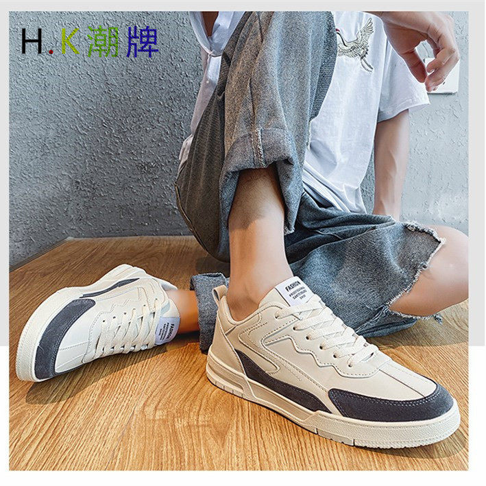 Hong Kong Supreme with the same tide brand white shoes men's shoes trend street shooting retro moral training shoes sports shoes 2021n