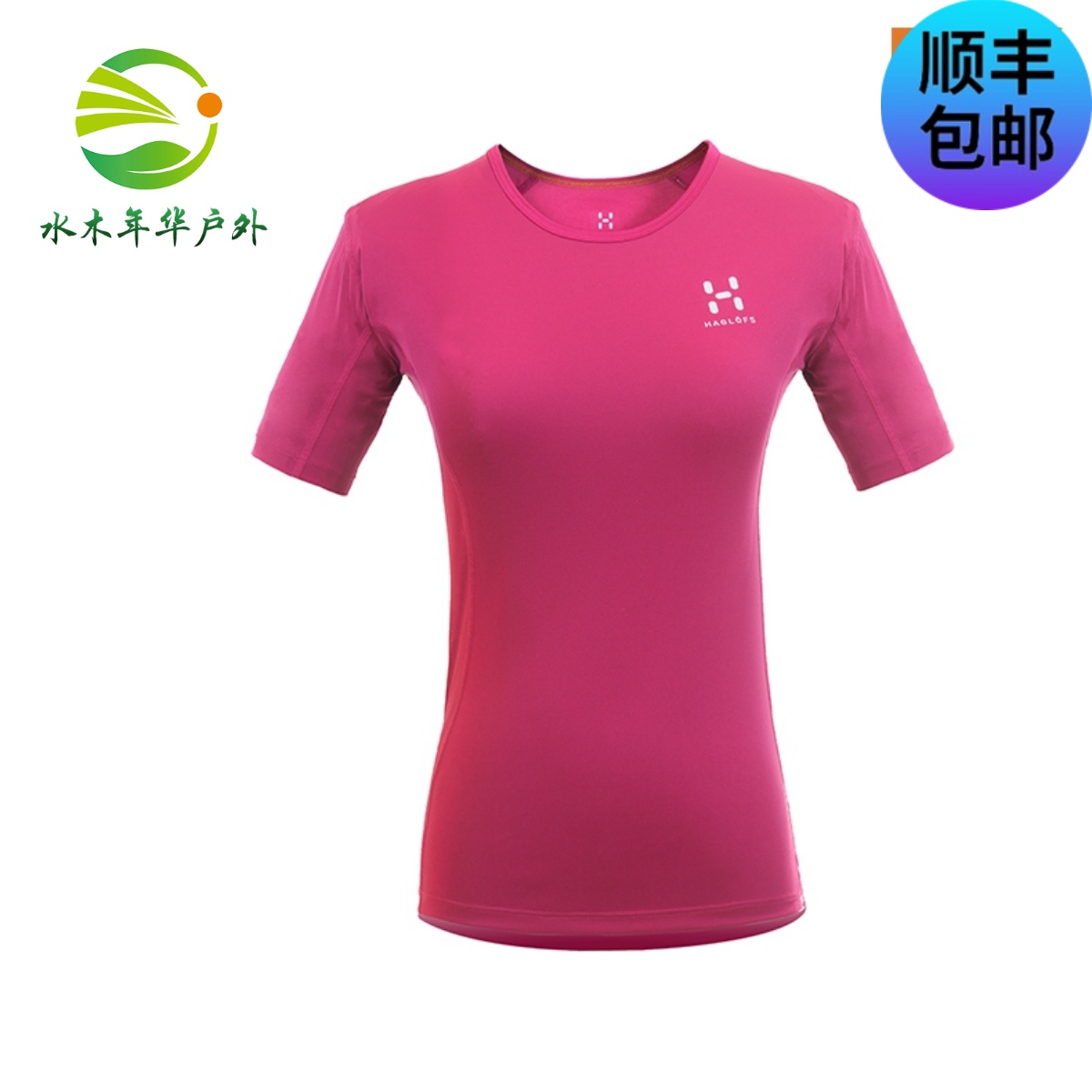 Haglofs matchstick women's sports outdoor simple, flexible, light and quick-drying T-shirt 603353 sub-version