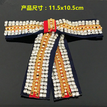 Quality handmade nail beads butterfly twinning with fashion clothes DIY decorative patches applicled with flowers