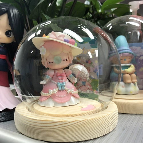 Система хранения, стенд, вилла, фигурка, стеклянная пылезащитная крышка с подсветкой