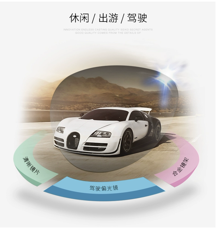 UV bảo vệ phân cực đổi màu ánh sáng ngày và đêm lái xe ếch gương kính mát nam và nữ câu cá kính solex