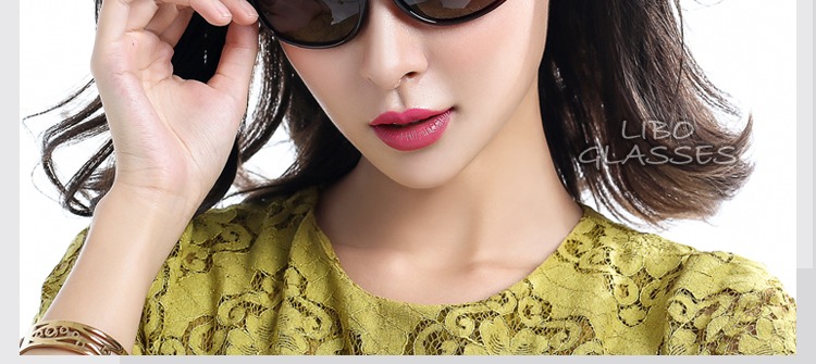 Kính râm nữ 2018 mới kính râm mặt tròn kính râm thanh lịch kính râm thời trang kính râm UV dài kính gucci
