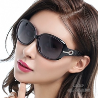 Kính râm nữ 2018 mới kính râm mặt tròn kính râm thanh lịch kính râm thời trang kính râm UV dài kính mát nam