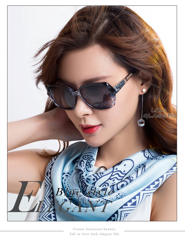 Kính râm nữ phân cực 2018 mới ngôi sao thủy triều phiên bản Hàn Quốc của kính râm mặt tròn dài mặt kính chống tia UV thời trang mắt kính gucci