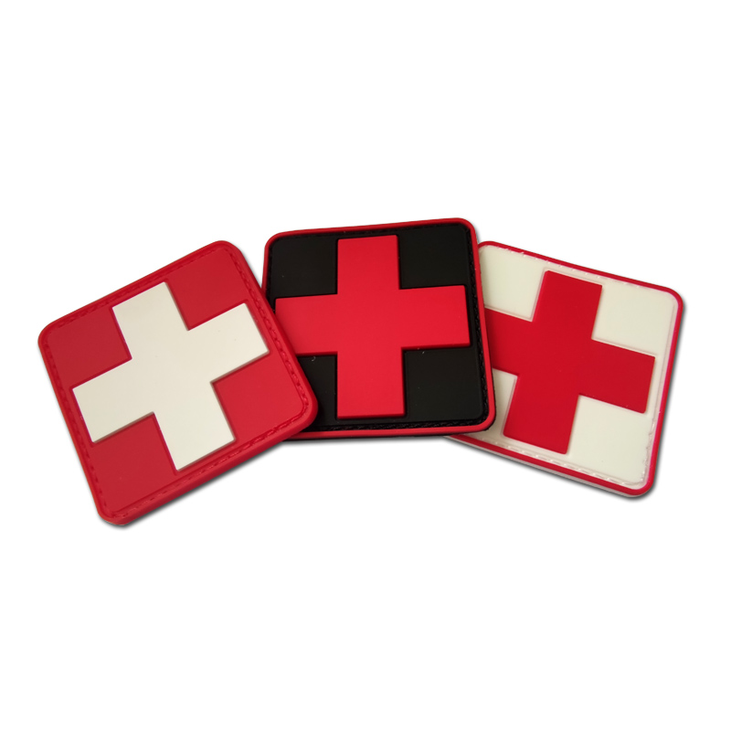 PVC rubber magic arm Chapter Red Cross Medical Rescue morale chapter personality backpack patch clothes soft rubber seal