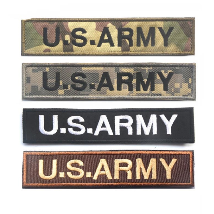 US 101 Airborne Division Velcro chapter embroidered chest strip badge Military fan personality U S AMRY shoulder bag