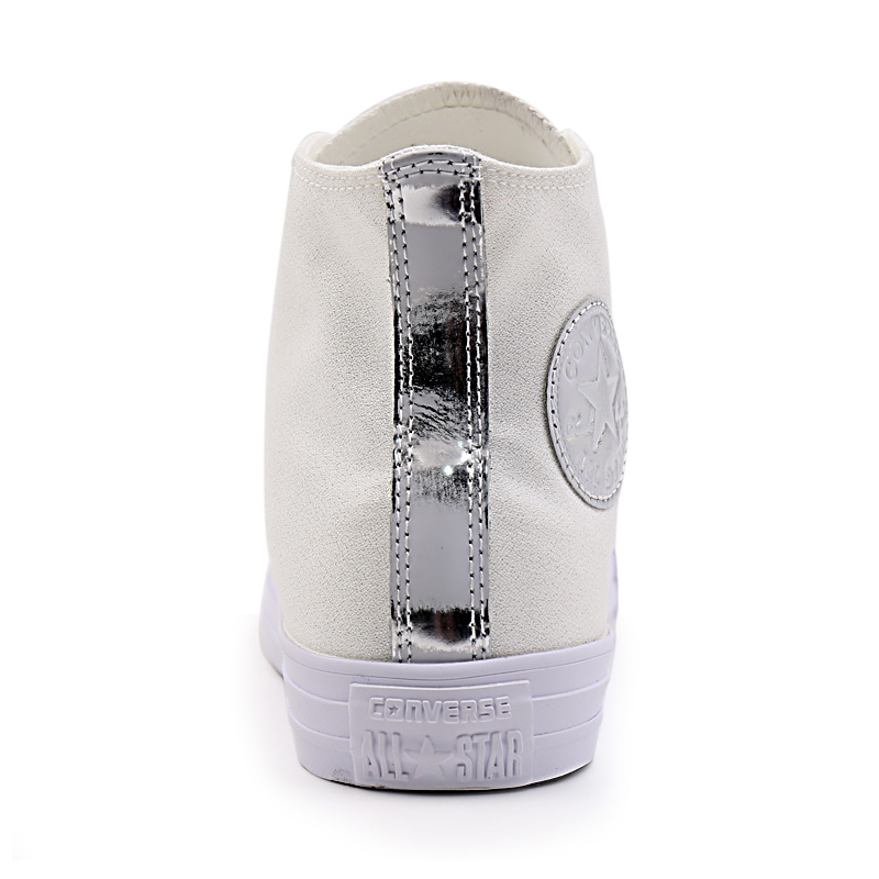 CONVERSE 高 Giày cao gót đế xuồng cao gót 553304C giày thể thao trắng