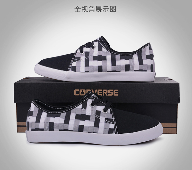 CONVERSE 匡威 Giày vải đế thấp nam thường xanh 152855C các hãng giày sneaker nổi tiếng