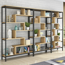 Partition cabinet shelf porch display rack display cabinet double-sided furnishings office living room simple