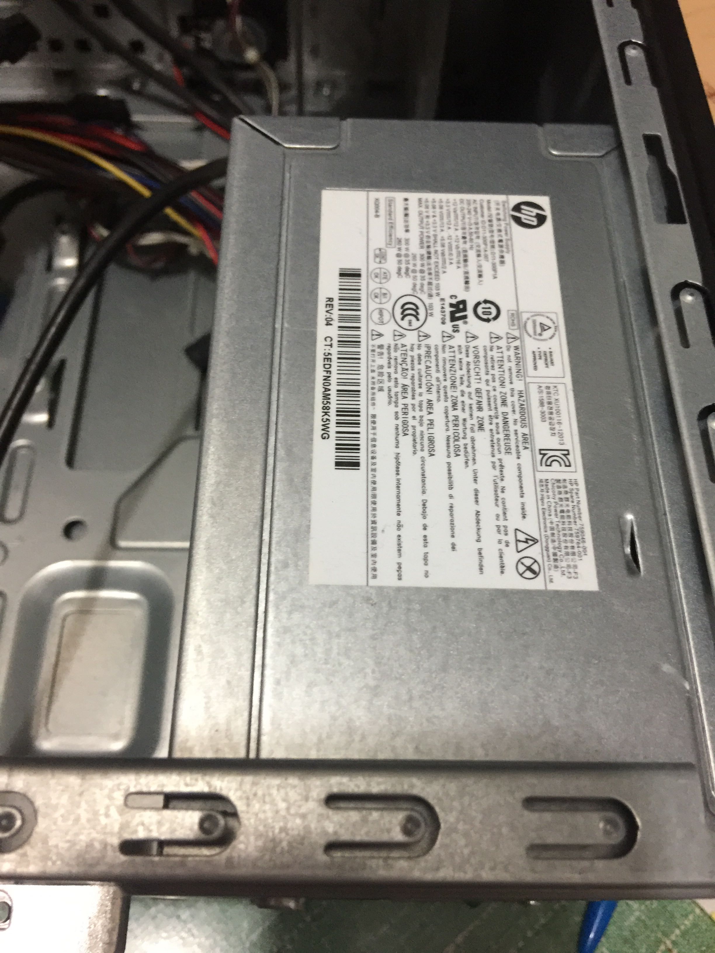 New HP HP 202 280 288 290 400 480 490 498 G1 G2 MT Power supply