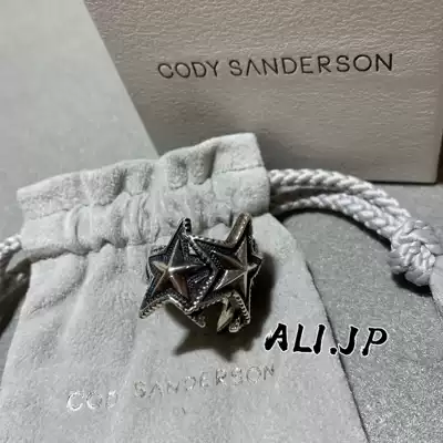 Ali日本代购 Cody Sanderson 3连星星戒指五角星戒指银饰