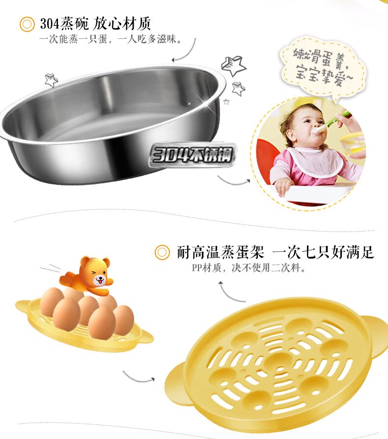 Trứng Omelette Trứng luộc Trứng điện Omelette Pan Mini Frying Pan Máy ăn sáng đa năng Máy Omelette - Nồi trứng nồi lẩu điện 1 người